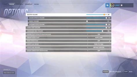 overwatch push to talk button